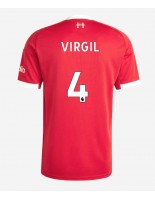 Liverpool Virgil van Dijk #4 Domácí Dres 2025-26 Krátký Rukáv